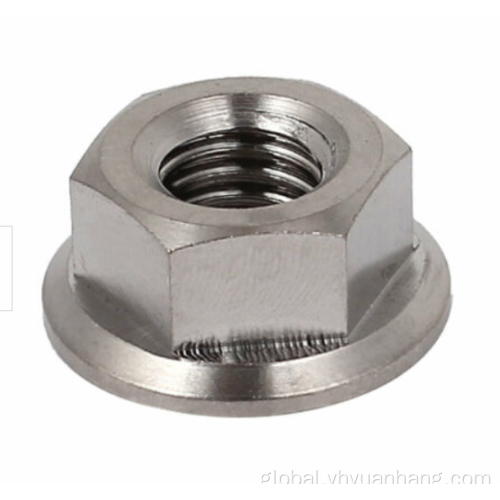 China Stainless Steel Flange Nut Bolt Silver Supplier